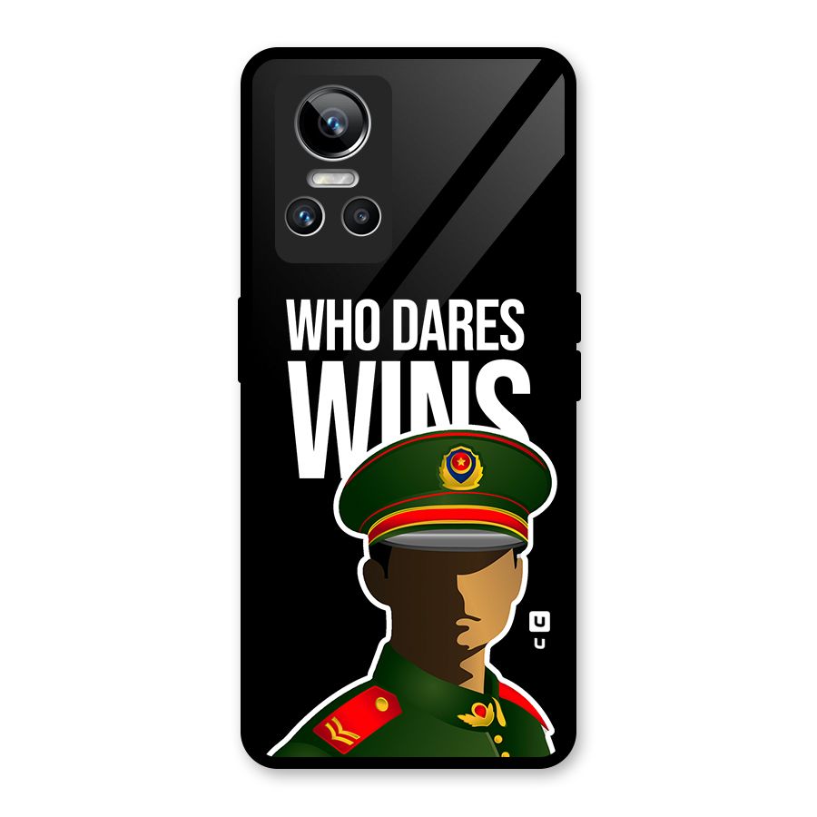 Who Dares Wins Glass Back Case for Realme GT Neo 3