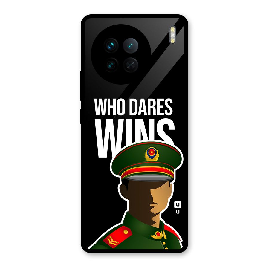 Who Dares Wins Glass Back Case for Vivo X90