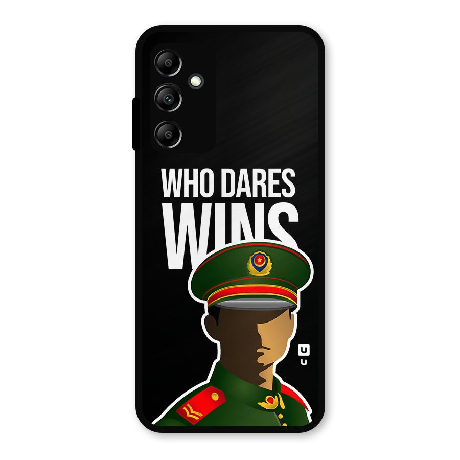 Who Dares Wins Metal Back Case for Galaxy A14 5G