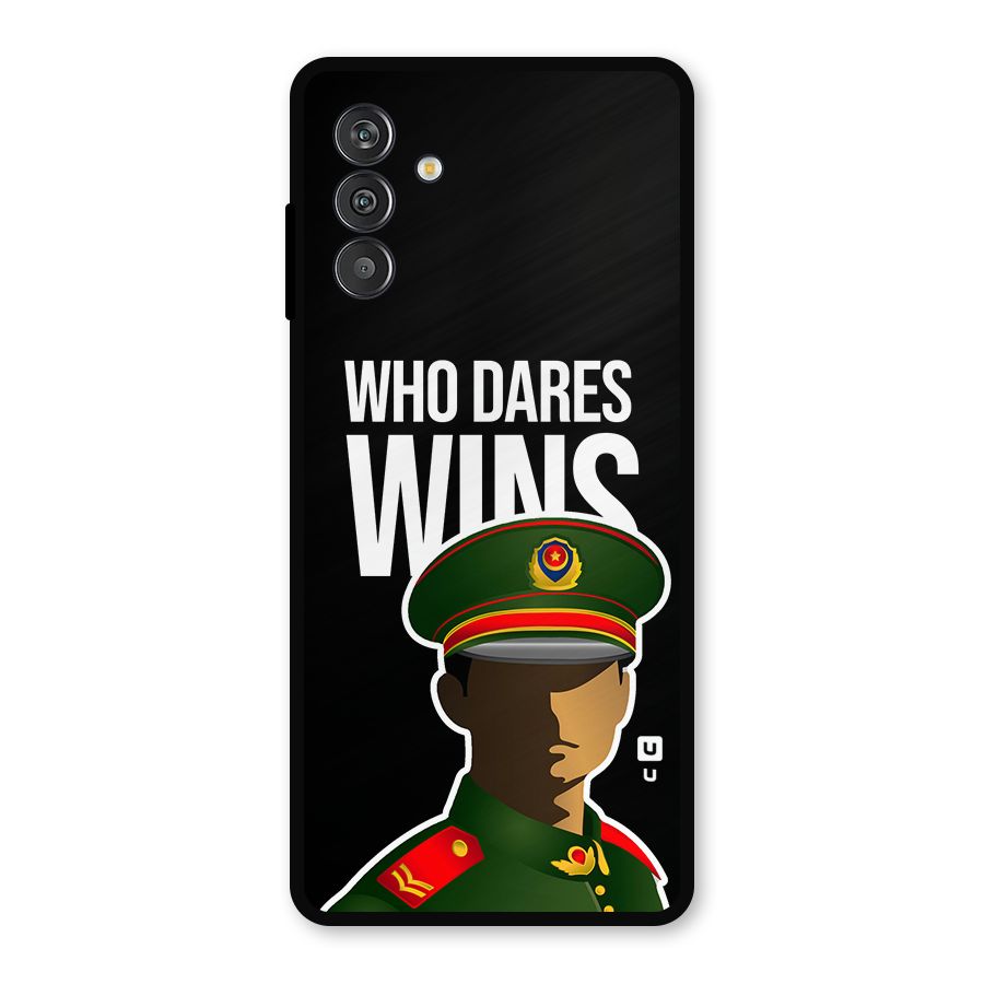 Who Dares Wins Metal Back Case for Galaxy F13