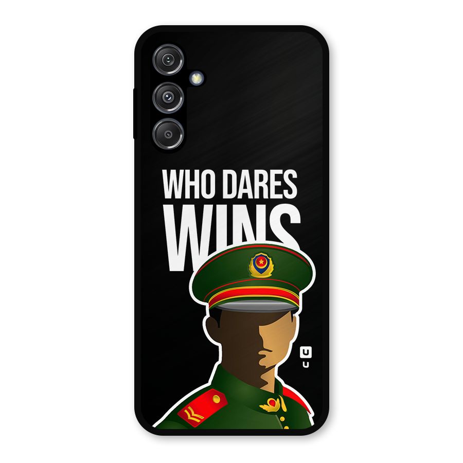 Who Dares Wins Metal Back Case for Galaxy M34 5G