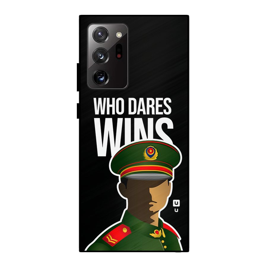 Who Dares Wins Metal Back Case for Galaxy Note 20 Ultra