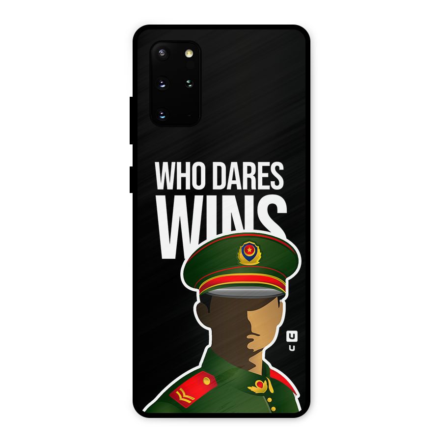 Who Dares Wins Metal Back Case for Galaxy S20 Plus