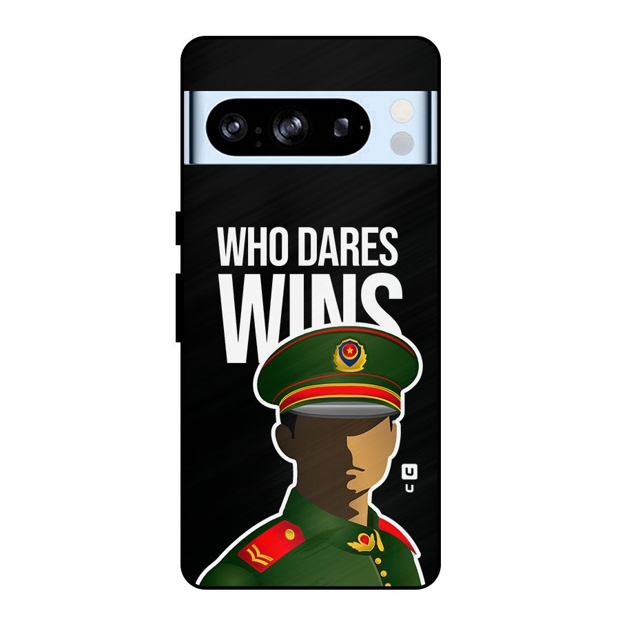 Who Dares Wins Metal Back Case for Google Pixel 8 Pro