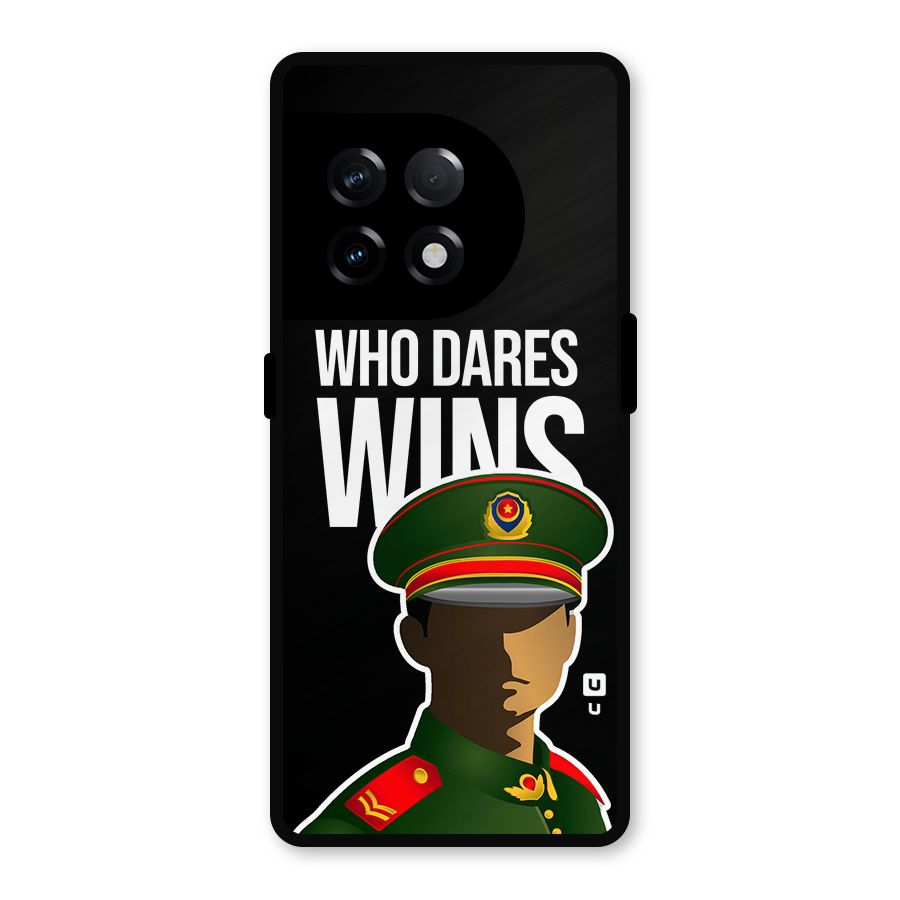 Who Dares Wins Metal Back Case for OnePlus 11R