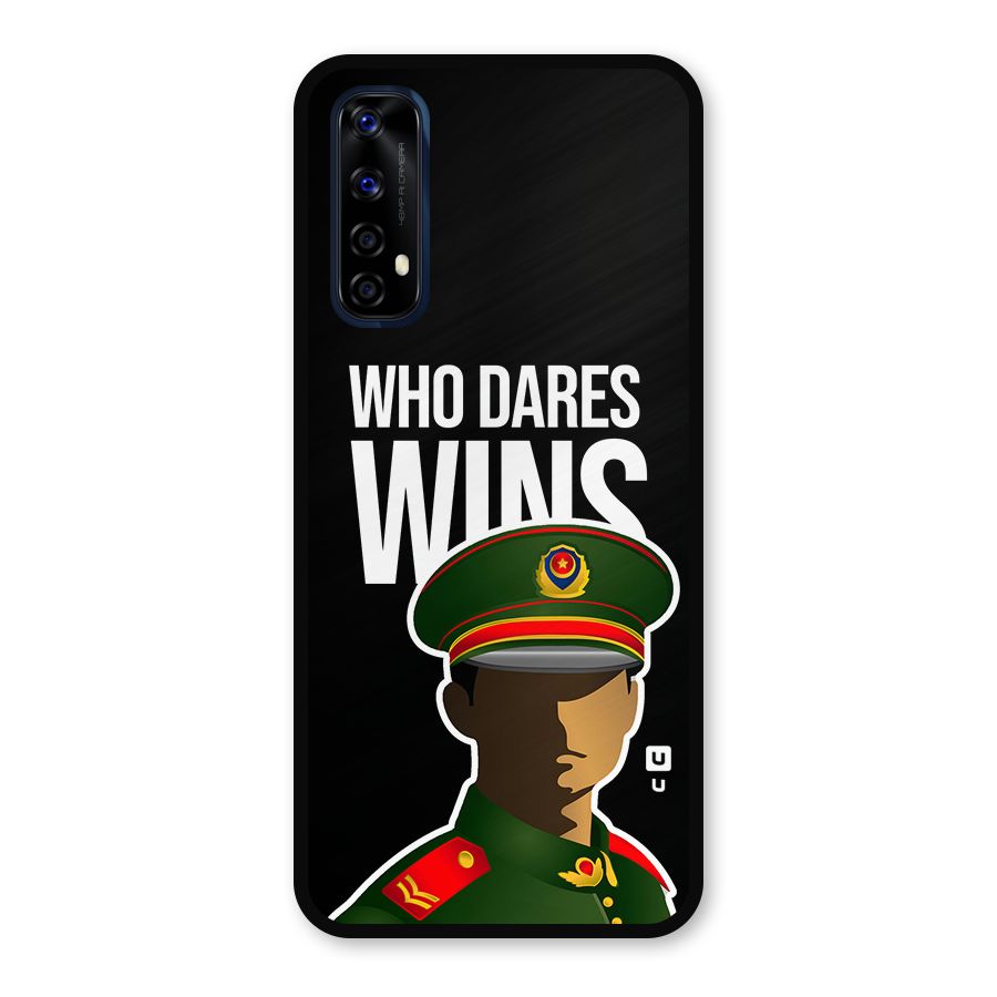 Who Dares Wins Metal Back Case for Realme 7