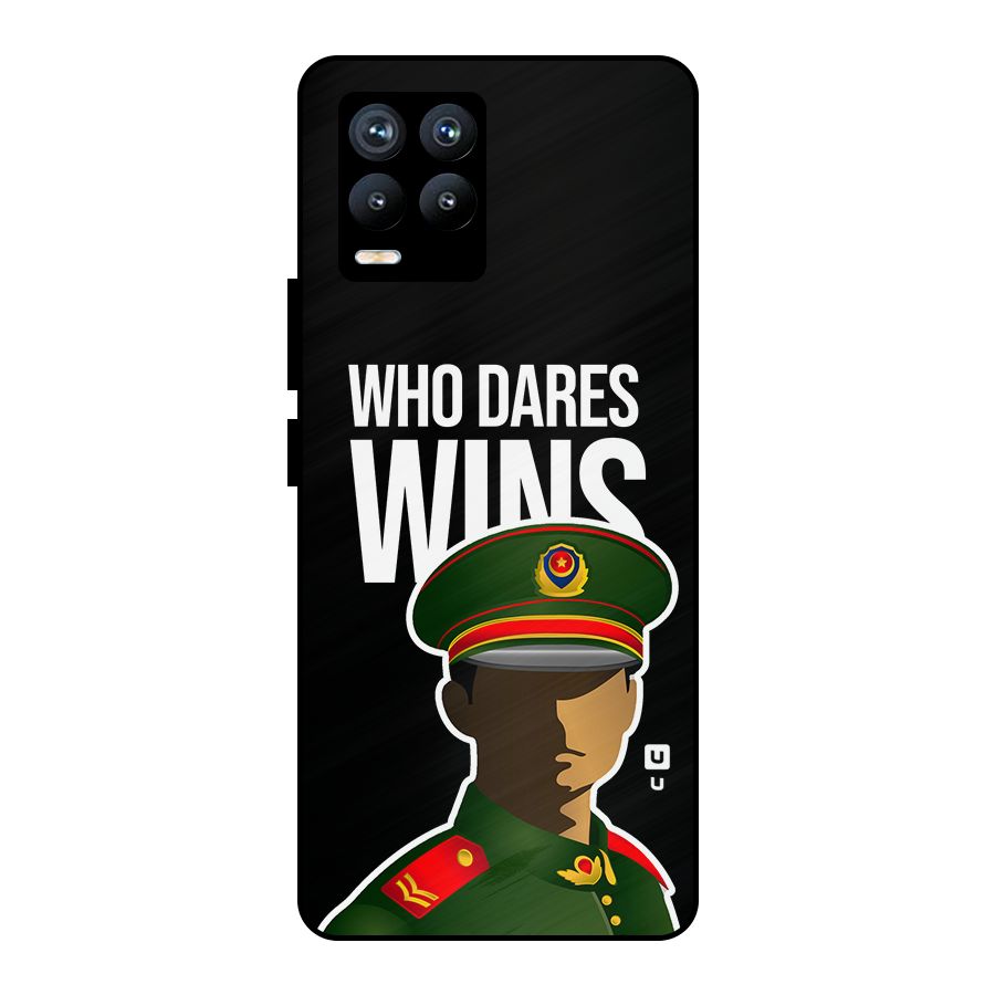 Who Dares Wins Metal Back Case for Realme 8