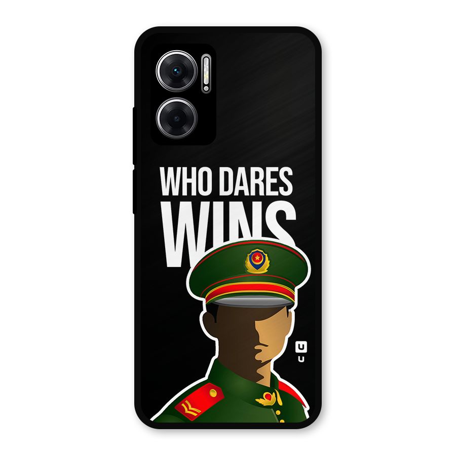 Who Dares Wins Metal Back Case for Redmi 11 Prime 5G