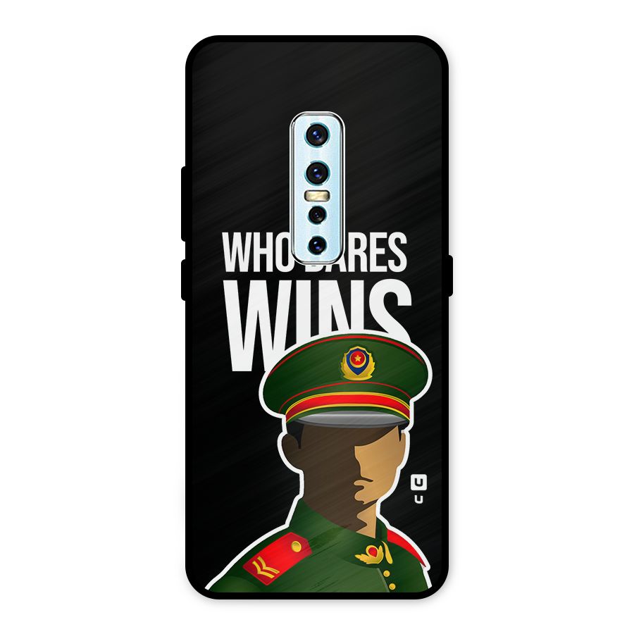 Who Dares Wins Metal Back Case for Vivo V17 Pro