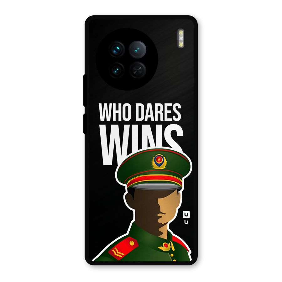 Who Dares Wins Metal Back Case for Vivo X90