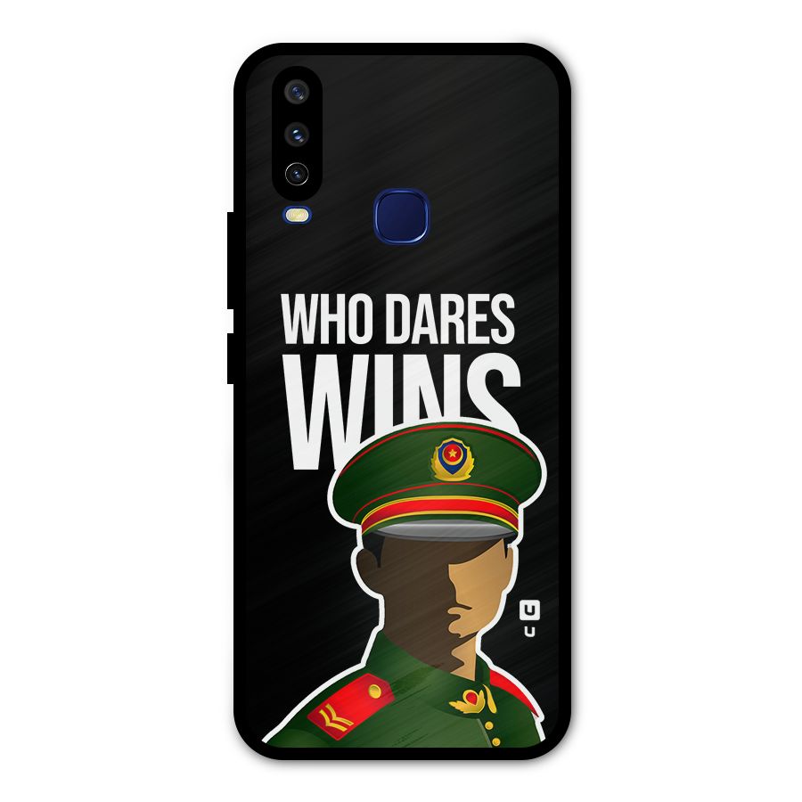 Who Dares Wins Metal Back Case for Vivo Y15
