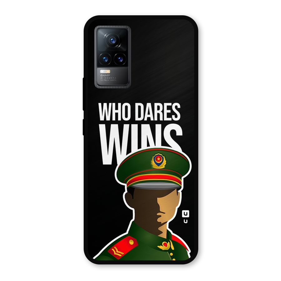 Who Dares Wins Metal Back Case for Vivo Y73