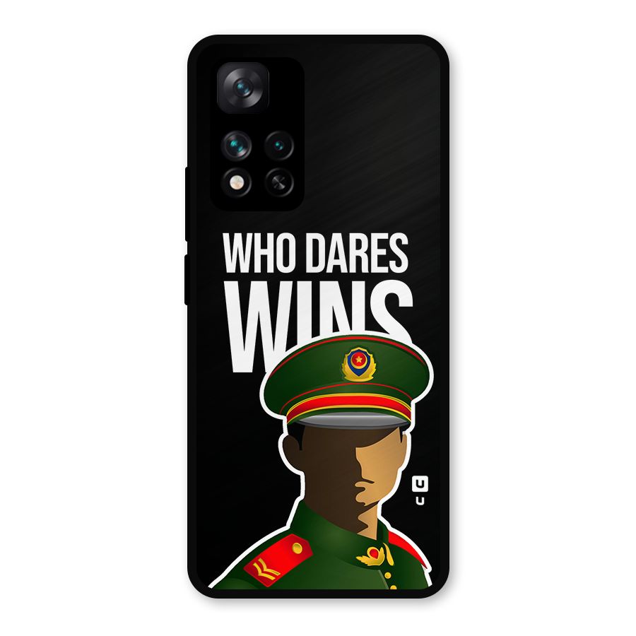 Who Dares Wins Metal Back Case for Xiaomi 11i 5G