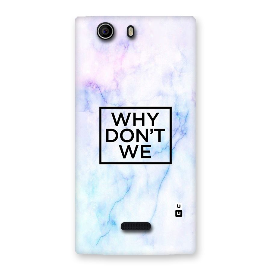 Why Dont We Back Case for Canvas Nitro 2 E311