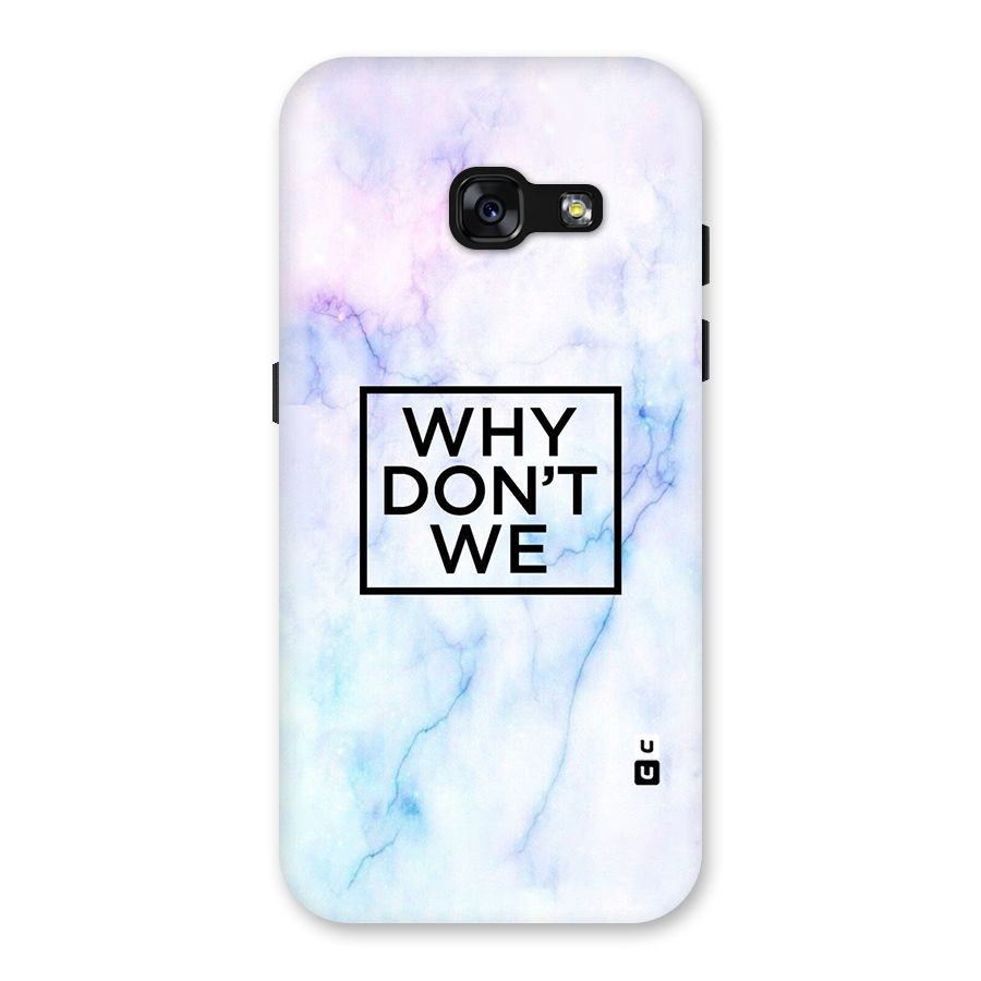 Why Dont We Back Case for Galaxy A3 (2017)