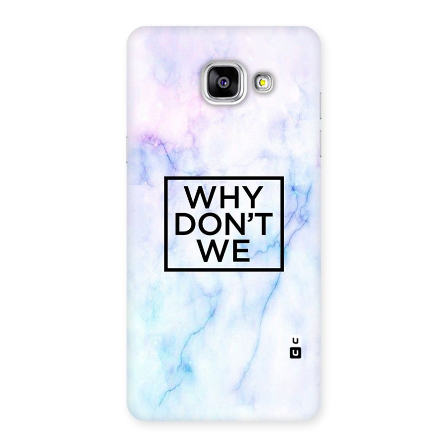 Why Dont We Back Case for Galaxy A5 2016