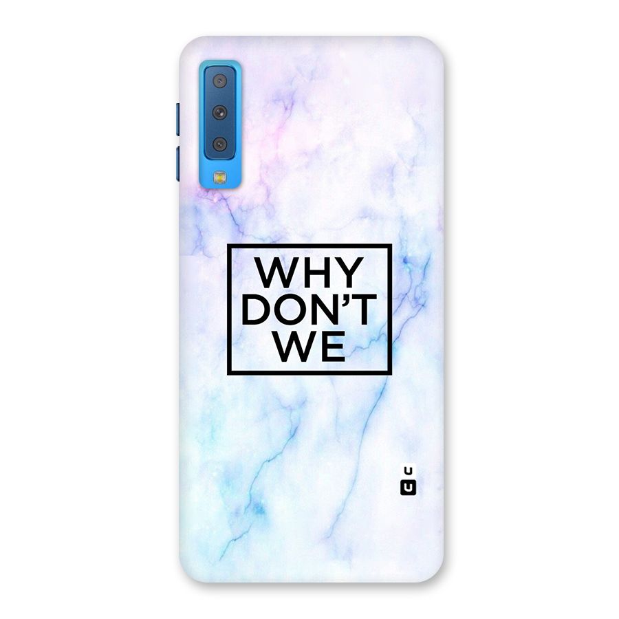 Why Dont We Back Case for Galaxy A7 (2018)
