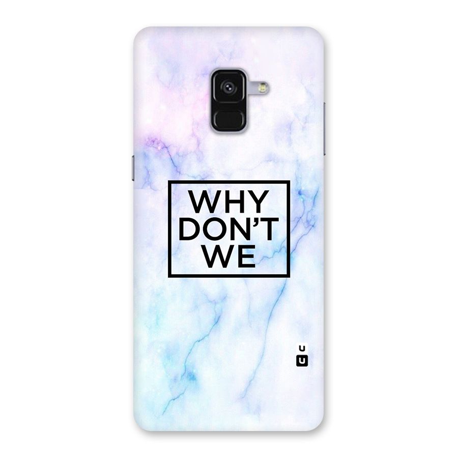 Why Dont We Back Case for Galaxy A8 Plus