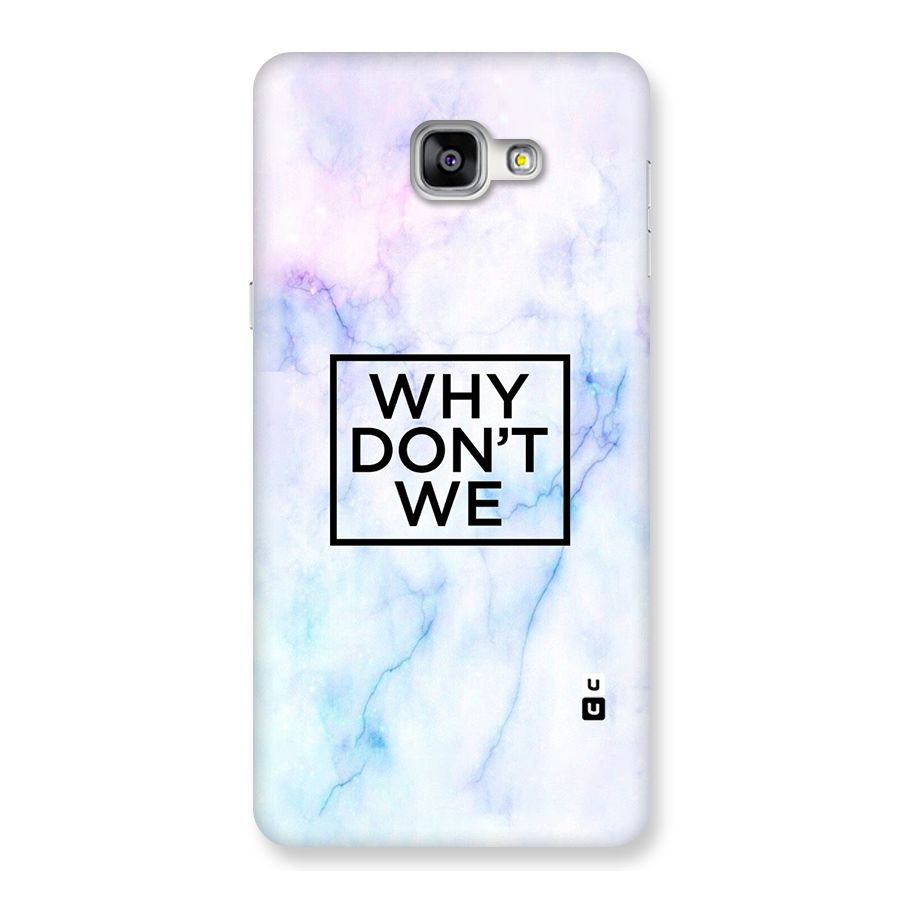Why Dont We Back Case for Galaxy A9