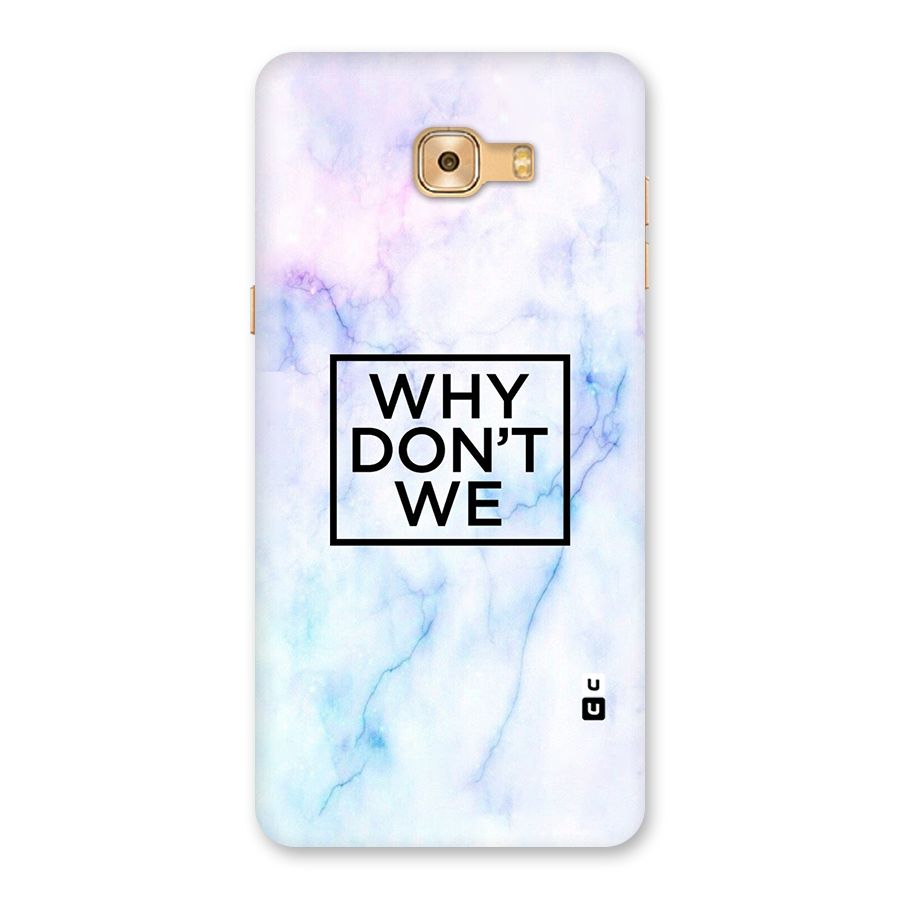 Why Dont We Back Case for Galaxy C9 Pro