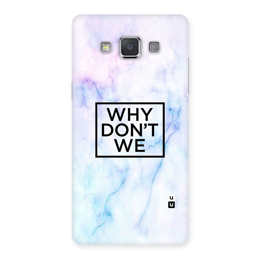 Why Dont We Back Case for Galaxy Grand Max