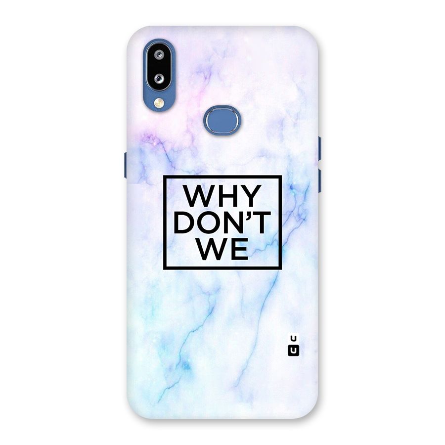 Why Dont We Back Case for Galaxy M01s