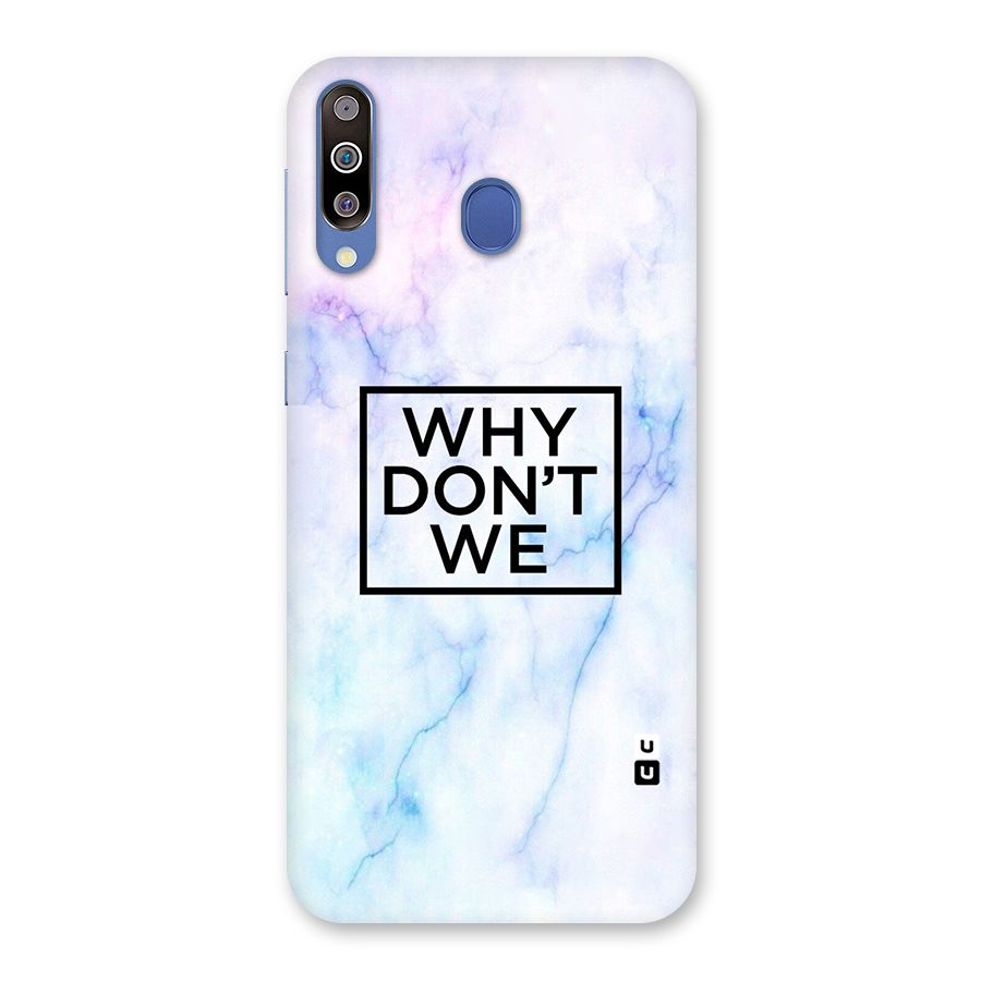 Why Dont We Back Case for Galaxy M30