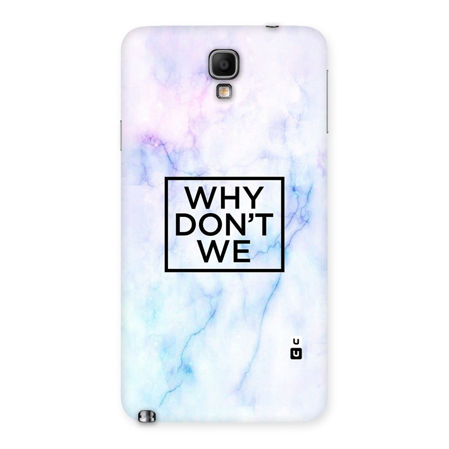 Why Dont We Back Case for Galaxy Note 3 Neo