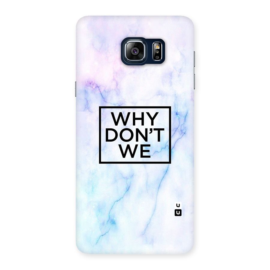 Why Dont We Back Case for Galaxy Note 5