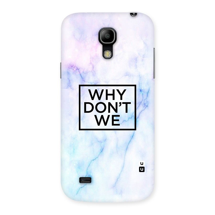 Why Dont We Back Case for Galaxy S4 Mini