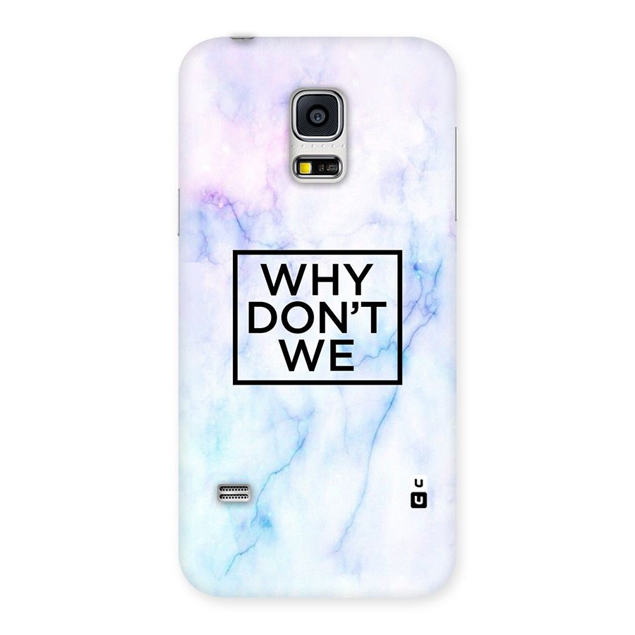 Why Dont We Back Case for Galaxy S5 Mini