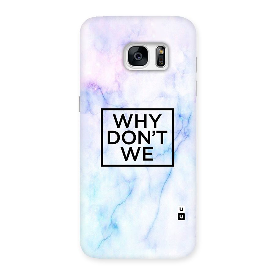 Why Dont We Back Case for Galaxy S7 Edge