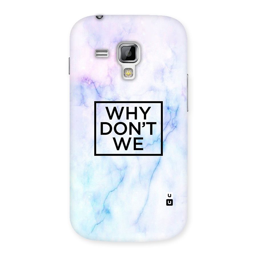 Why Dont We Back Case for Galaxy S Duos