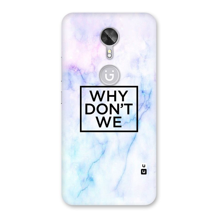 Why Dont We Back Case for Gionee A1