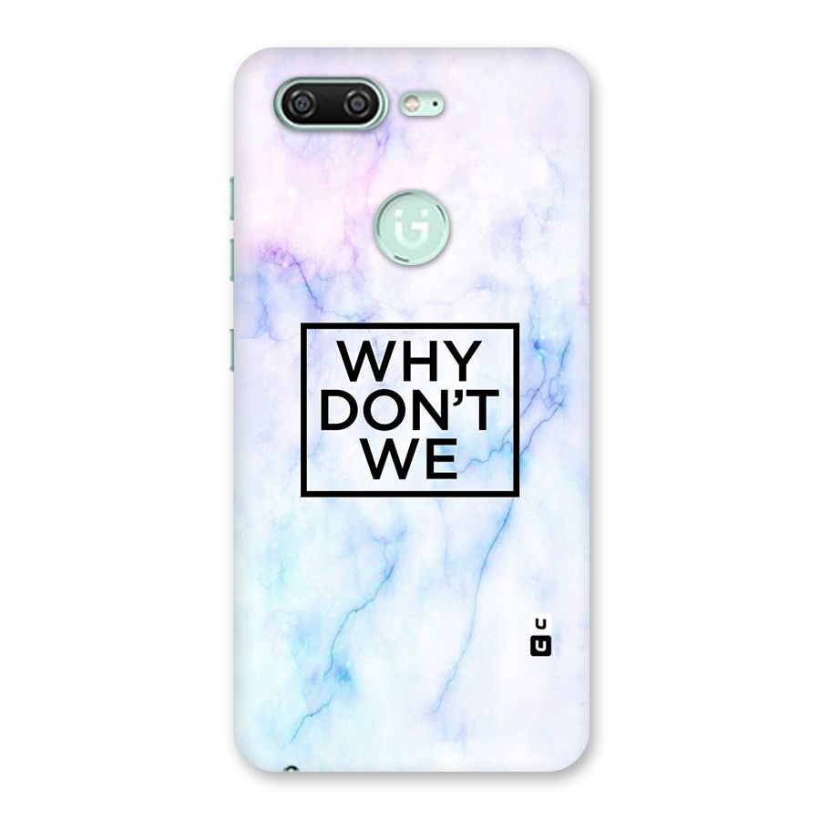 Why Dont We Back Case for Gionee S10