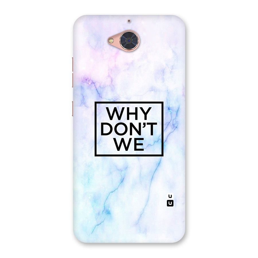 Why Dont We Back Case for Gionee S6 Pro