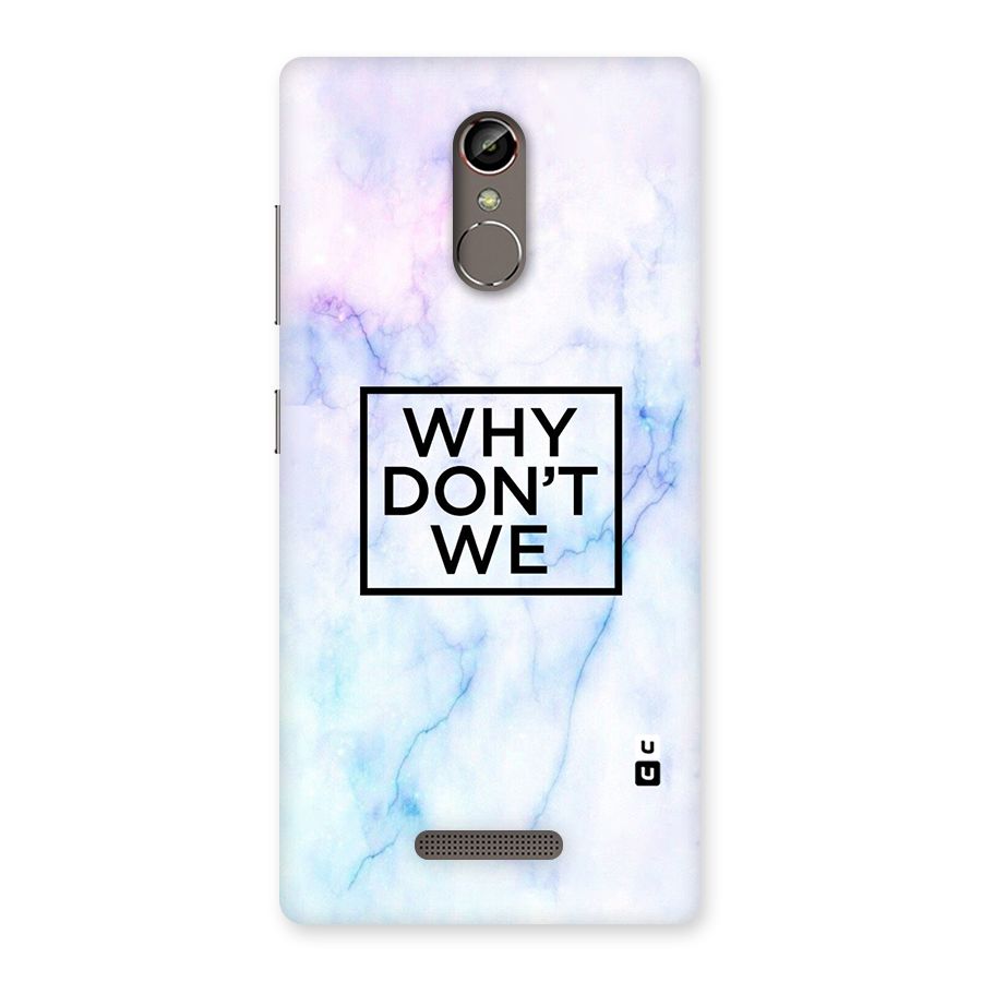 Why Dont We Back Case for Gionee S6s