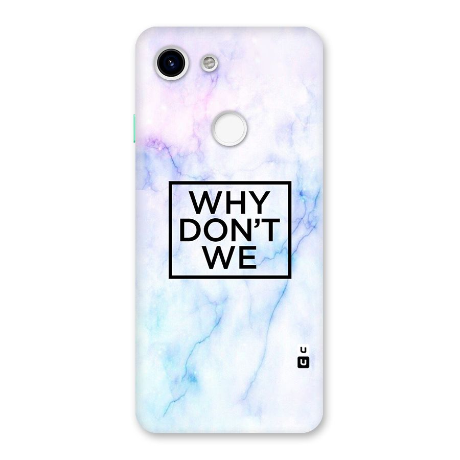 Why Dont We Back Case for Google Pixel 3