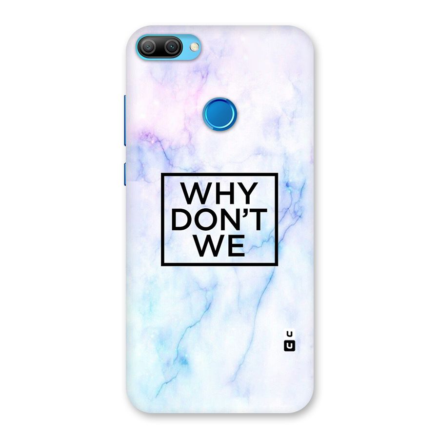 Why Dont We Back Case for Honor 9N