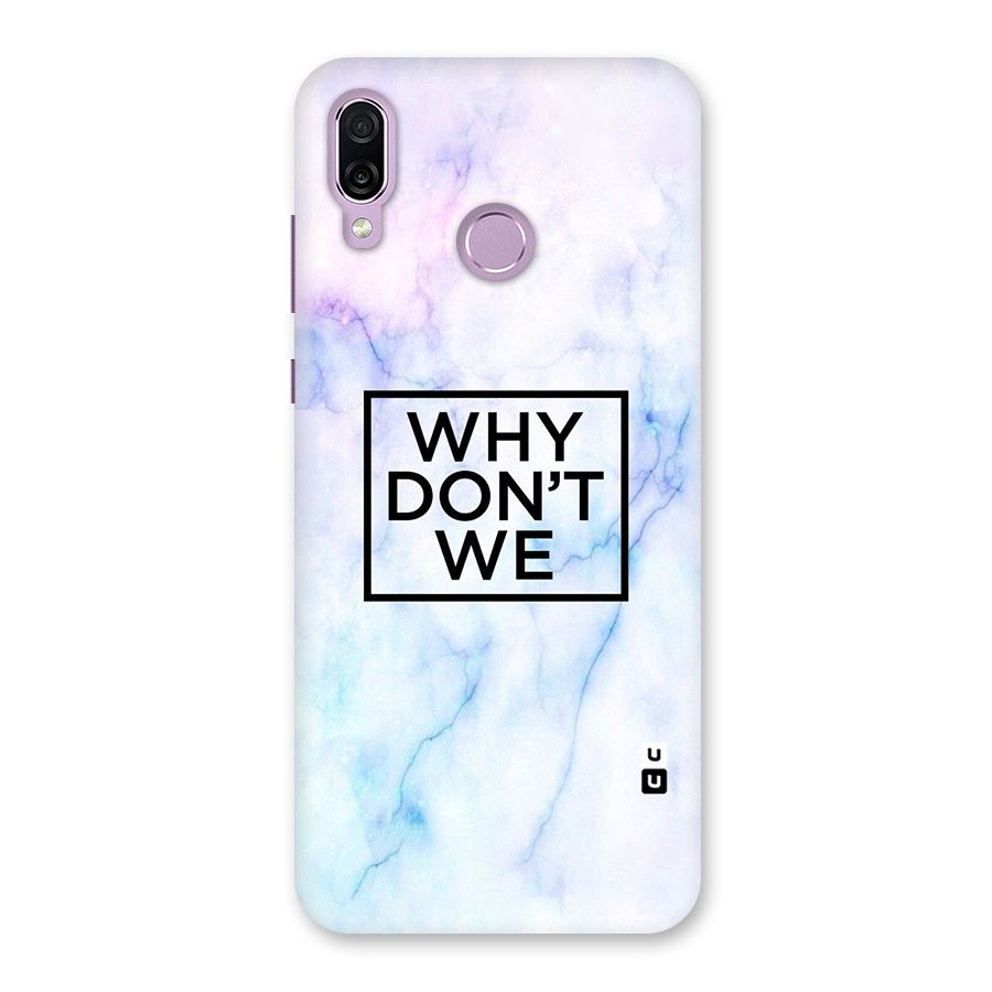 Why Dont We Back Case for Honor Play