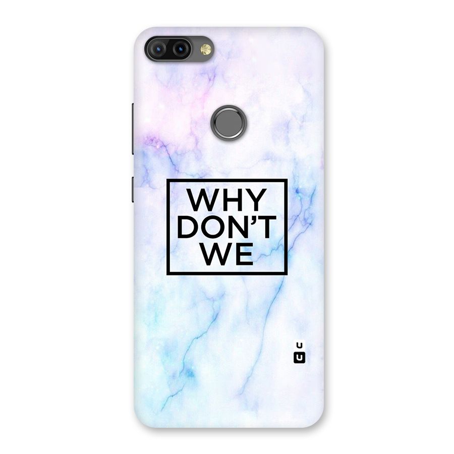 Why Dont We Back Case for Infinix Hot 6 Pro