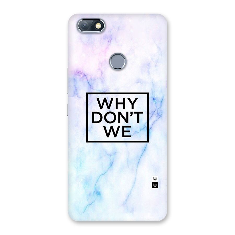 Why Dont We Back Case for Infinix Note 5