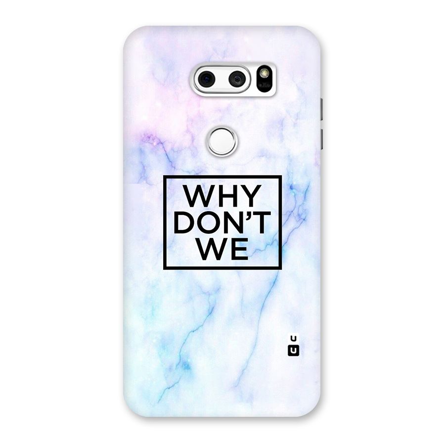 Why Dont We Back Case for LG V30