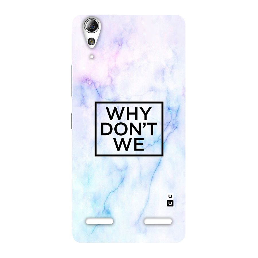 Why Dont We Back Case for Lenovo A6000 Plus