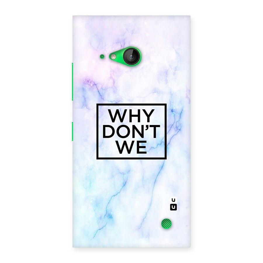 Why Dont We Back Case for Lumia 730