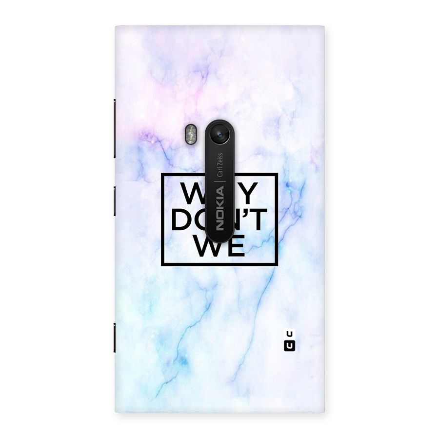 Why Dont We Back Case for Lumia 920