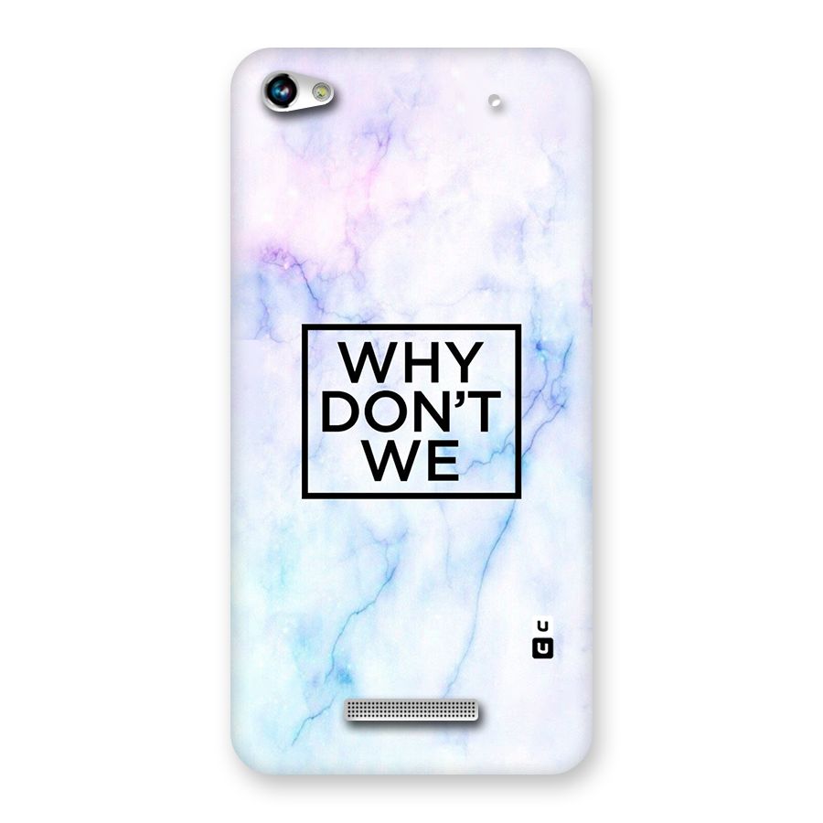 Why Dont We Back Case for Micromax Hue 2