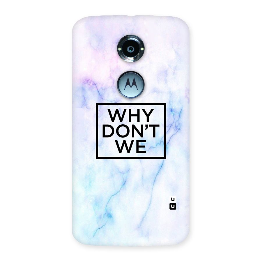 Why Dont We Back Case for Moto X 2nd Gen
