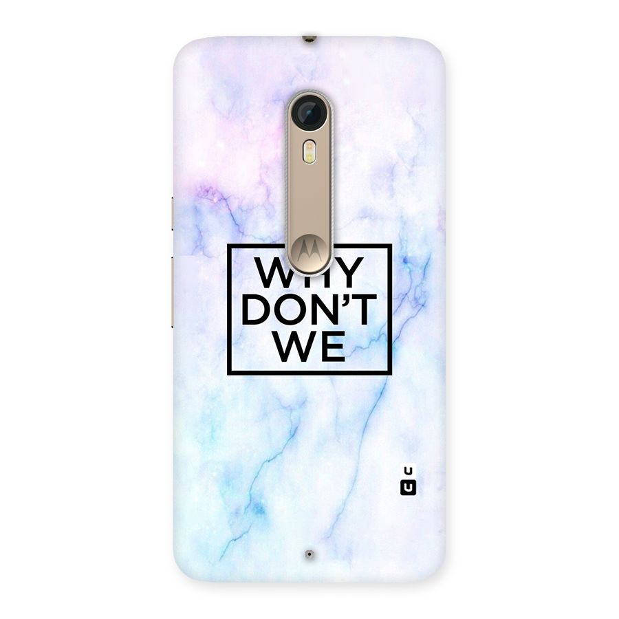 Why Dont We Back Case for Motorola Moto X Style