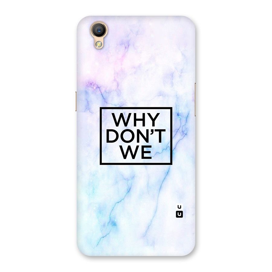 Why Dont We Back Case for Oppo A37
